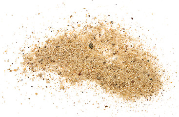 Image showing sand on white