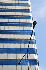 Image showing  bangkok terrace  thailand  in    street lamp