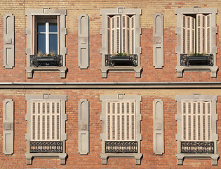Image showing house facade in Colmar