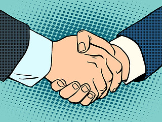 Image showing Handshake business deal contract