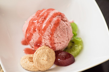 Image showing Fruit ice cream