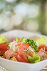 Image showing shrimp vegetable salad