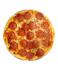 Image showing Pepperoni and cheese pizza

