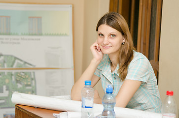 Image showing Student waiting queue for the protection of the degree project