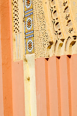 Image showing  in morocco africa old colorated floor ceramic abstract