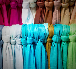 Image showing in  london accessory colorfull scarf and headscarf old market no