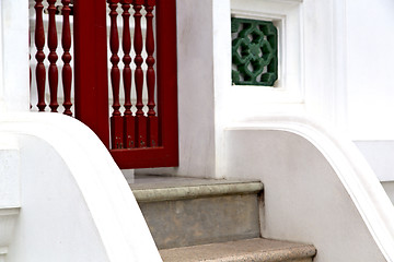 Image showing thailand     and  asia   in  bangkok   red grate  religion      