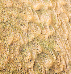 Image showing brown dry sand in sahara desert morocco africa erosion and abstr