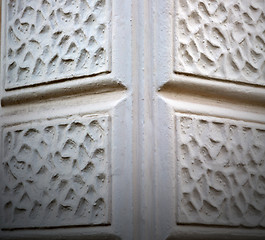 Image showing brick in london   the    abstract    texture of a ancien wall an