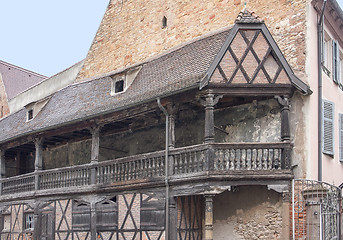 Image showing historic balcony