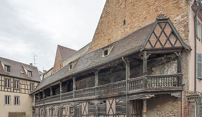 Image showing historic balcony