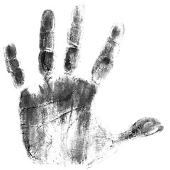 Image showing Hand print