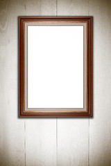 Image showing Old picture frame