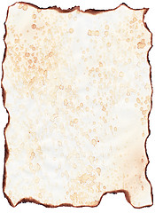 Image showing Stained paper