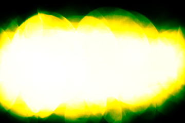 Image showing abstract green yellow summer bokeh 