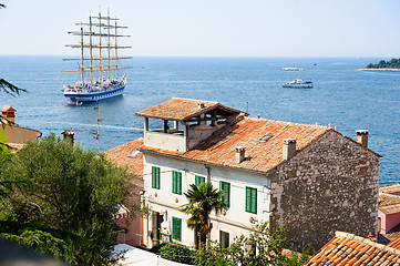 Image showing View from Rovinj, Croatia to sea