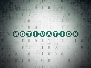 Image showing Business concept: Motivation on Digital Paper background