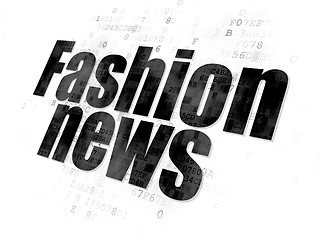 Image showing News concept: Fashion News on Digital background