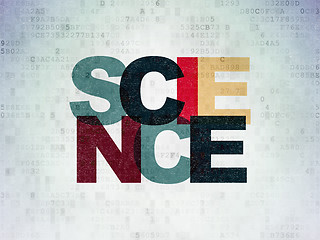 Image showing Science concept: Science on Digital Paper background