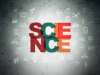 Image showing Science concept: Science on Digital Paper background