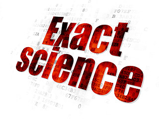 Image showing Science concept: Exact Science on Digital background