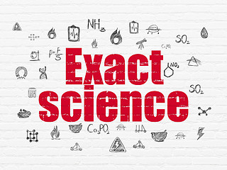 Image showing Science concept: Exact Science on wall background