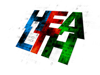 Image showing Healthcare concept: Health on Digital background