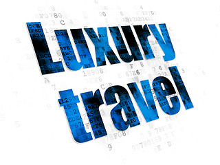 Image showing Tourism concept: Luxury Travel on Digital background