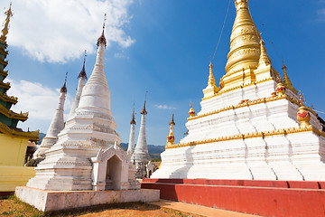 Image showing Buddhist temple, Pindaya, Burma, Myanmar.