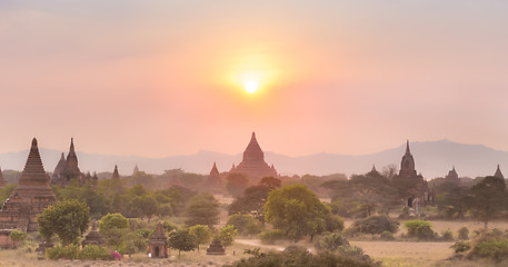 Image showing Temples of Bagan, Burma, Myanmar, Asia.