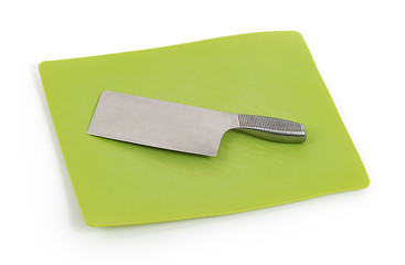 Image showing Large modern chef\'s knife