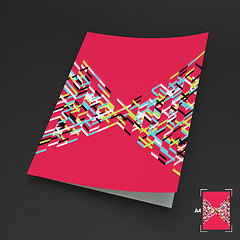 Image showing A4 Business Blank. Abstract Vector Illustration. 