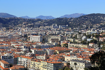 Image showing Panoramic view of Nice, Cote d'Azur, France