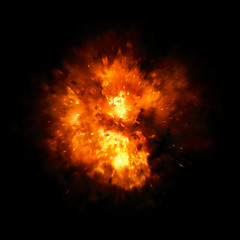 Image showing explosion fire