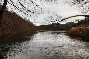 Image showing Fast mountain creek flowing