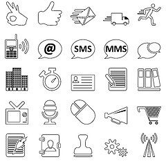 Image showing Office  Icon Set