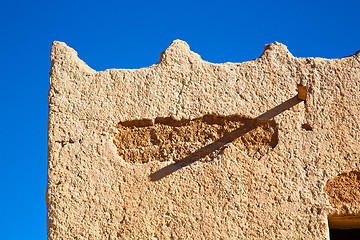 Image showing moroccan old wall  