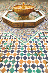 Image showing fountain in morocco africa old antique  