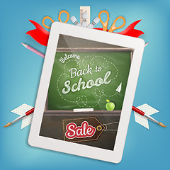 Image showing Back to school Sale. EPS 10