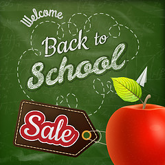 Image showing Back to school sale. EPS 10