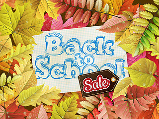 Image showing Back to School Sale. EPS 10