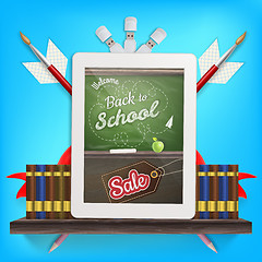 Image showing Back to school Sale. EPS 10