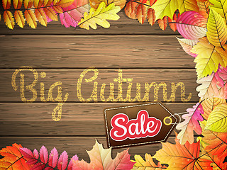 Image showing Autumn Big Sale. EPS 10