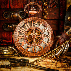 Image showing Vintage pocket watch