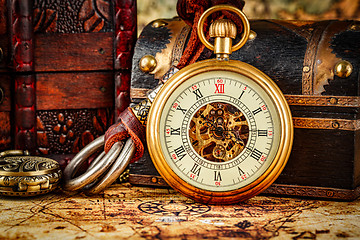 Image showing Vintage pocket watch