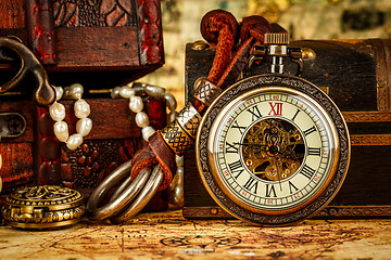 Image showing Vintage pocket watch