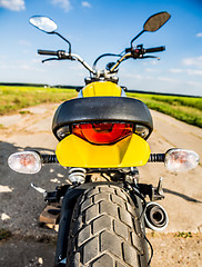 Image showing Motorcycle on the road