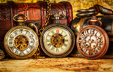 Image showing Vintage pocket watch