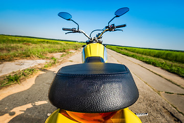 Image showing Motorcycle on the road