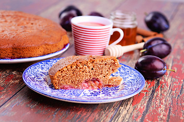 Image showing plum cake